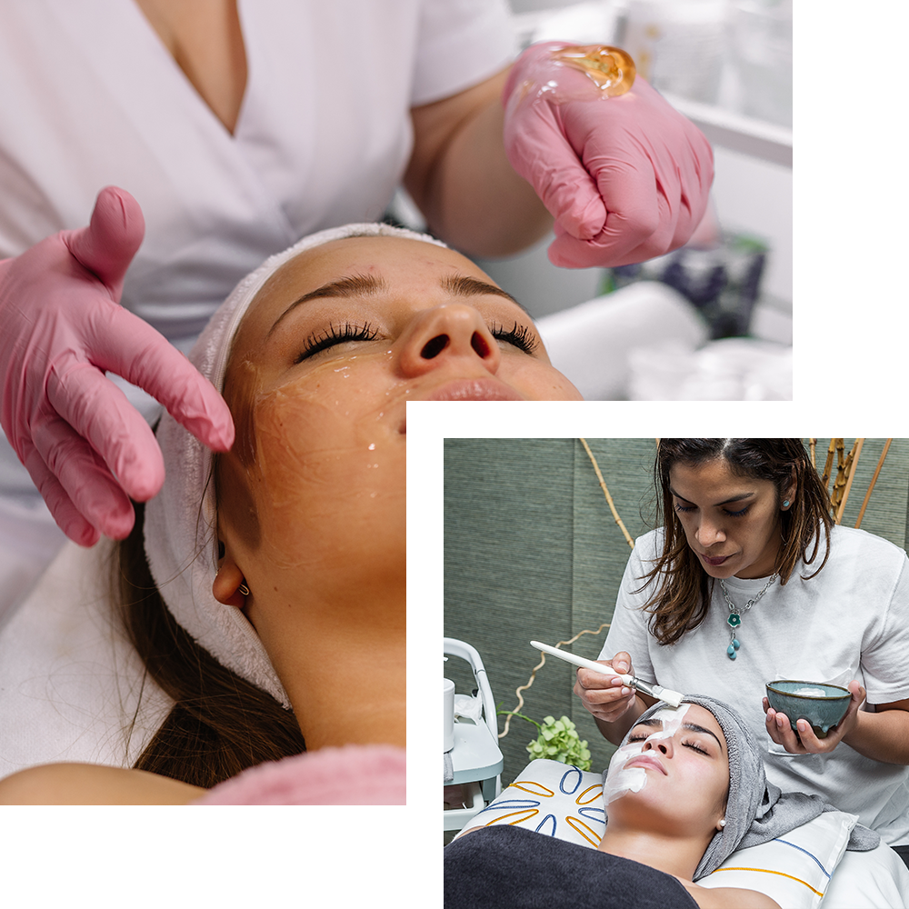 Facial treatment at Cosmo Secrets Medical Centre, focusing on rejuvenation and skin health with expert care and advanced techniques.