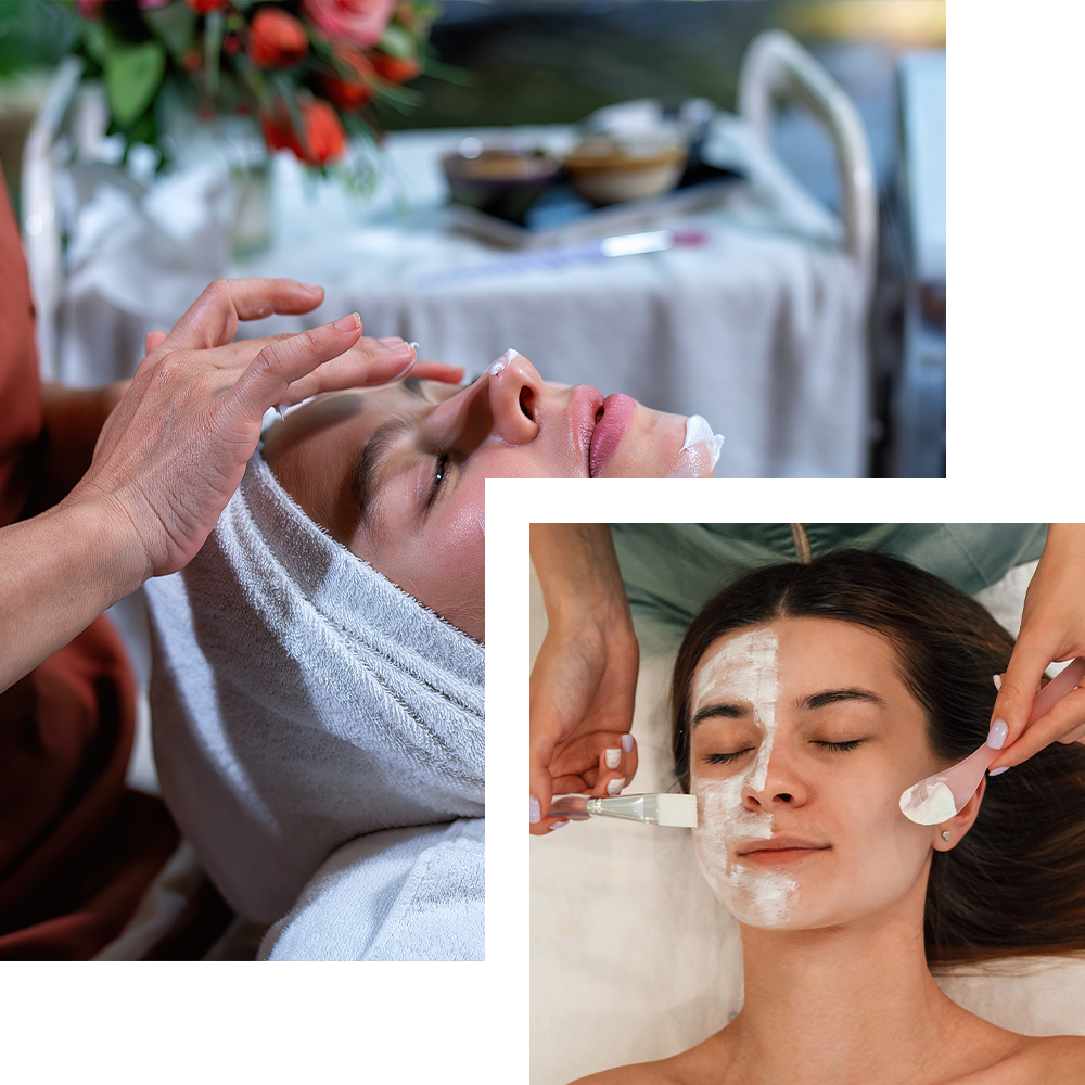 Facial treatment at Cosmo Secrets Medical Centre, focusing on rejuvenation and skin health with expert care and advanced techniques.